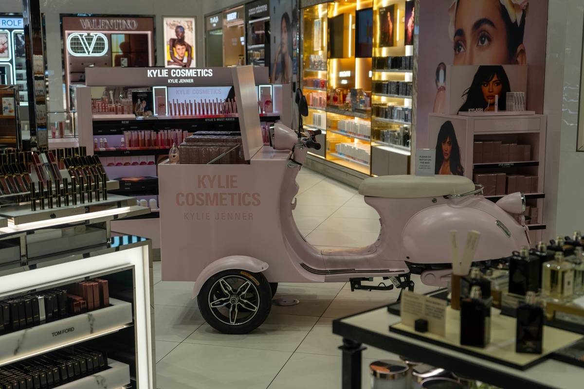 Infographic showing timeline from runway debut to retail launch of trendsetting beauty products like Pat McGrath Labs Skin Fetish and Glossier Ultralip
